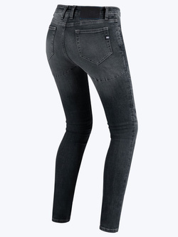 Jeansy motocyklowe damskie PMJ Skinny czarne