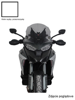 Szyba motocyklowa MRA Touring windshield "TM" do Ducati Multistrada V4 / Pikes Peak (21-24) przezroczysta