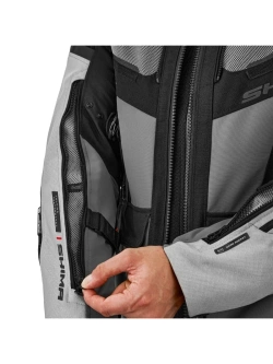 Kurtka motocyklowa tekstylna Shima Tracker jasnoszara