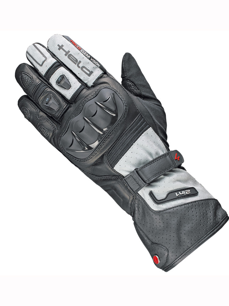 Rękawice motocyklowe Held Air N Dry II czarno-szare