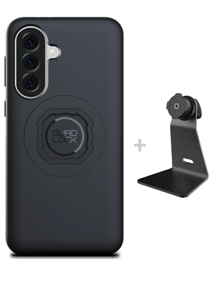 Zestaw na biurko: etui MAG na telefon Samsung Galaxy A37 (magnetyczne) oraz uchwyt Quad Lock