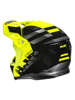 Kask enduro HJC C50 Mirage żółto-czarny