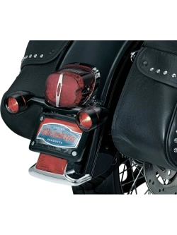 Zestaw: kierunkowskazy tylne + uchwyt Kuryakyn Harley Davidson (wybrane modele) czarne