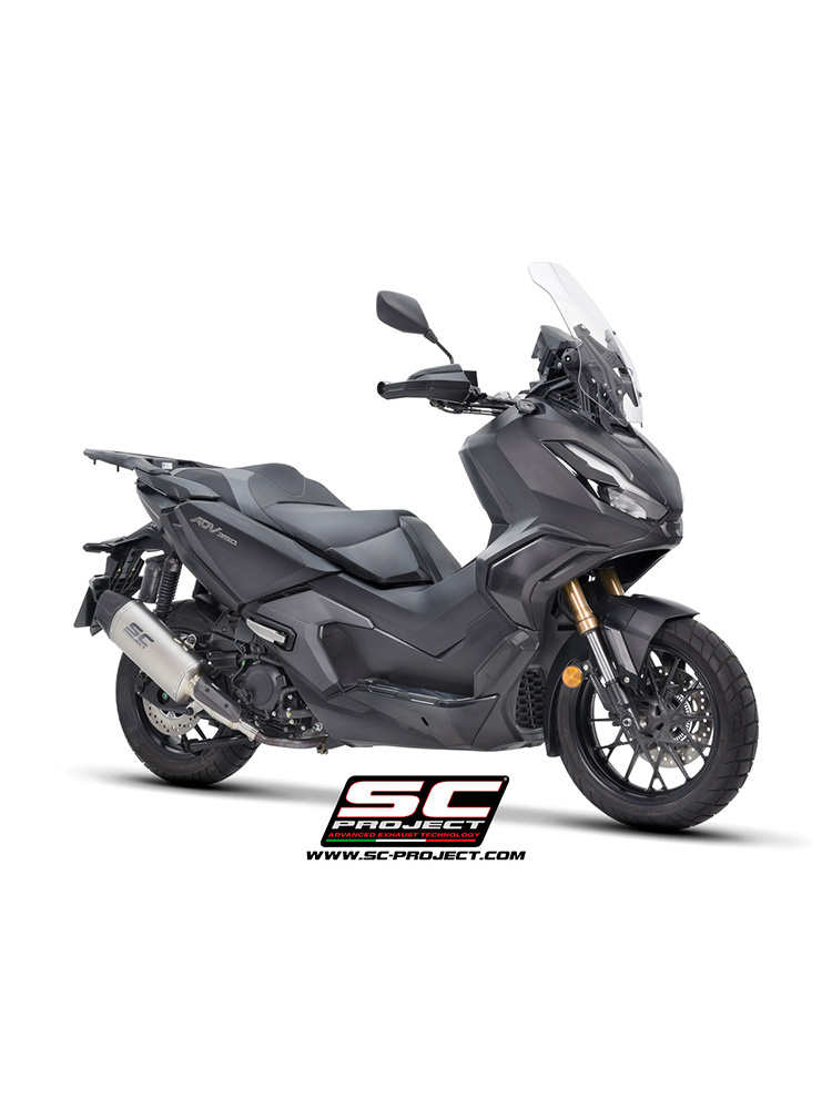 Tłumik motocyklowy SC-Project X-Plorer II GT Honda ADV 350 (22-24) tytan