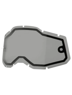 Szybka do gogli 100% Racecraft2, Accuri2, Strata2 podwójna, szara