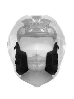 Poduszki policzkowe AGV do kasku Pista GP RR szaro-żółte