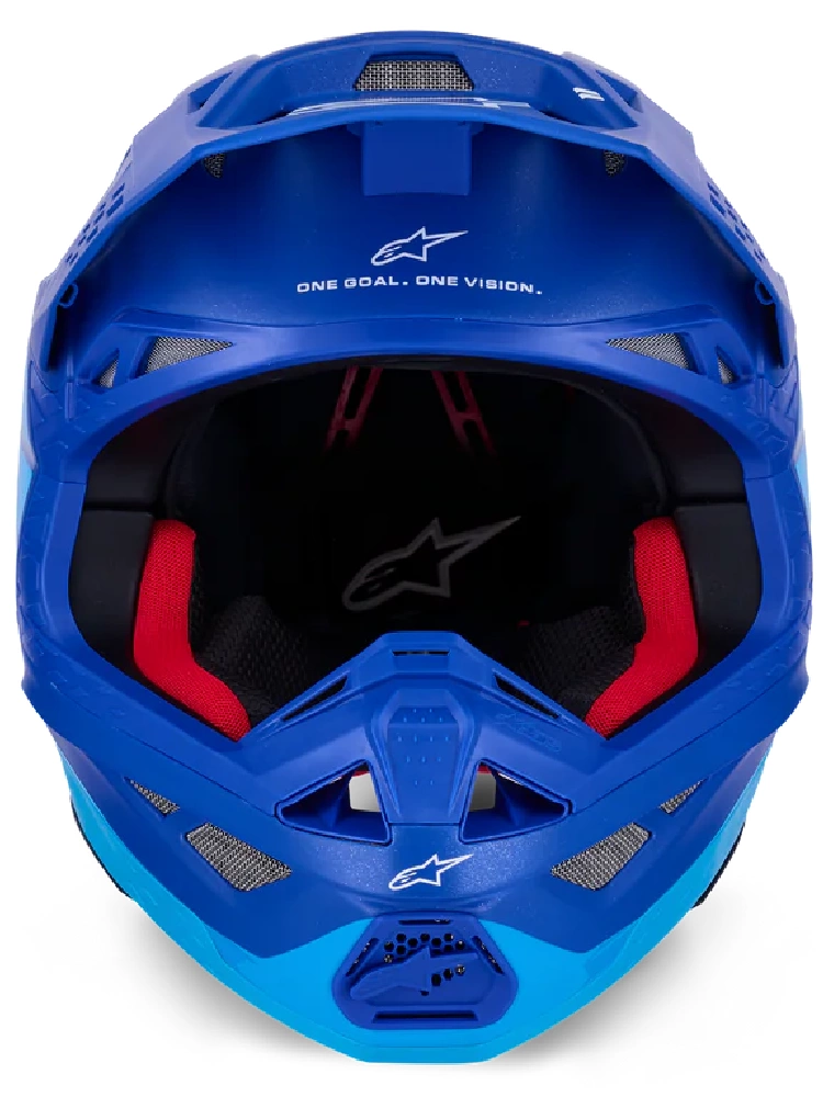 Kask enduro Alpinestars MX Supertech M10 Flood niebiesko-czarny