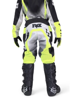 Spodnie cross dziecięce Fox 180 Collect czarno-szare-fluo