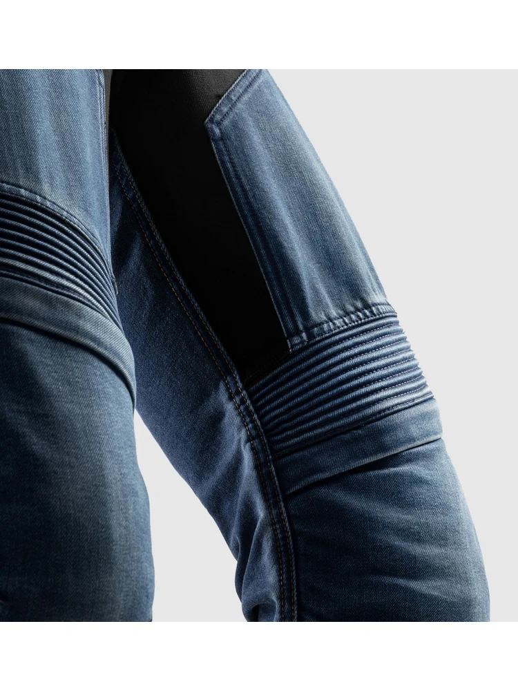 Jeansy motocyklowe Rebelhorn Eagle 4 Regular Fit niebieskie