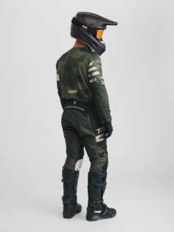 Spodnie cross Thor Launchmode Bleach czarne-camo