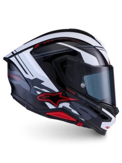 Kask integralny Alpinestars S-R7 A-Core czarno-biało-czerwony