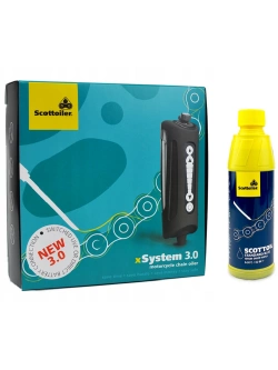 Zestaw smarujący łańcucha Scottoiler xSystem 3.0 Electronic - Standard Blue