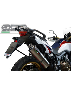 Tłumik G.P.R Trioval [Slip-On, Stainless Steel] - Honda CRF 1000 L Africa Twin [18-20] e4