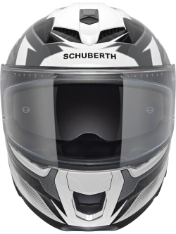 Kask integralny Schuberth S3 Thunder czarno-biały połysk