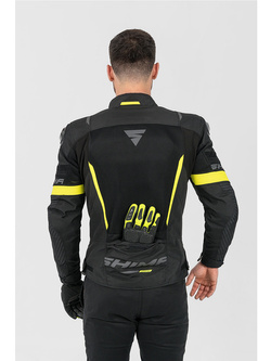Kurtka motocyklowa tekstylna Shima Solid 2.0 Vent czarno-fluo