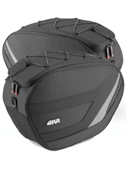 Sakwy motocyklowe GIVI EASY12 Stealth czarne [pojemność: 2 x 18l]
