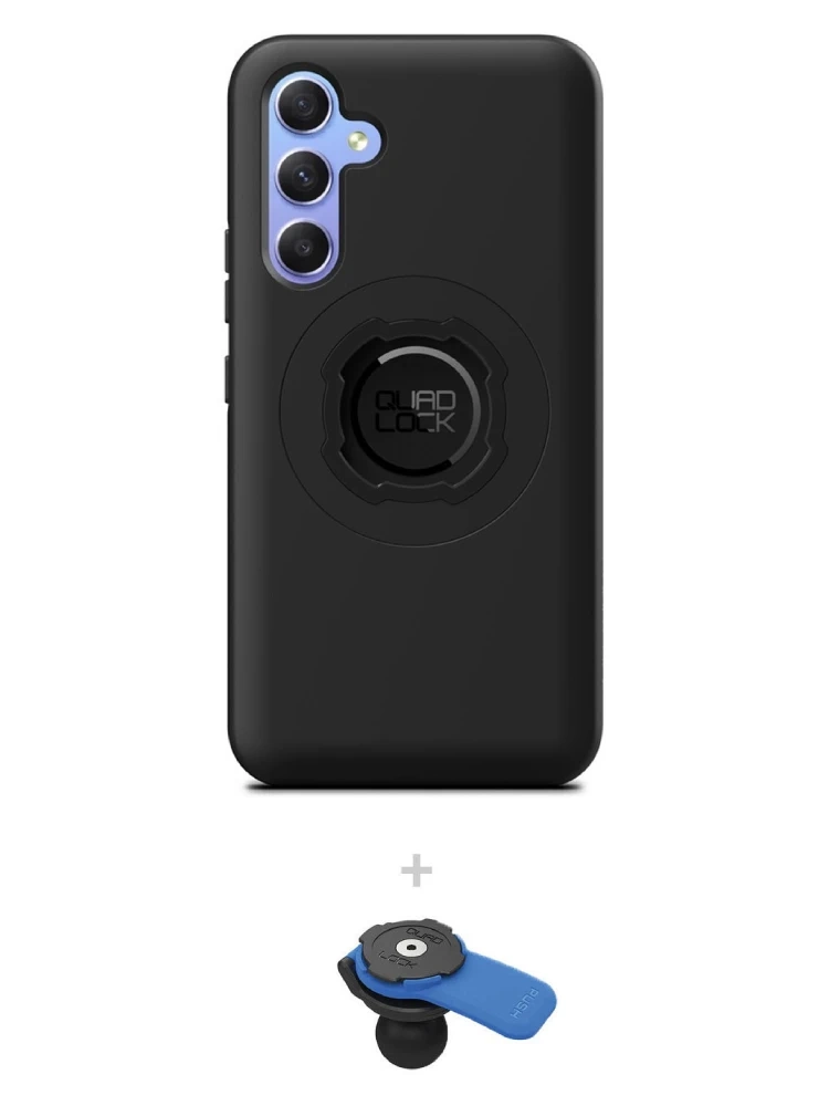 Zestaw: etui MAG na telefon Samsung Galaxy A55 (magnetyczne) + uchwyt kulowy Quad Lock