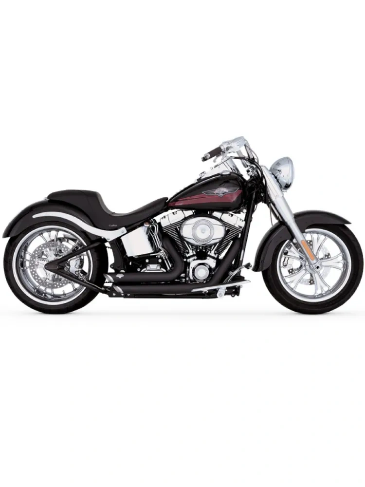 Pełny układ wydechowy Vance & Hines Shortshots Staggered Harley Davidson Softail (18-25) (wybrane modele) czarny matowy