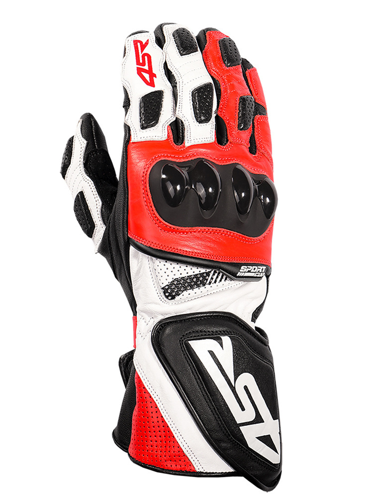 Rękawice motocyklowe 4SR Sport Cup 3 Reflex czerwone
