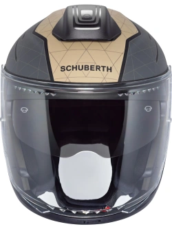 Kask otwarty Schuberth J2 Nova czarno-szaro-brązowy