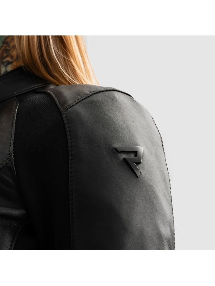 Kurtka motocyklowa damska skórzana Rebelhorn Siena czarna
