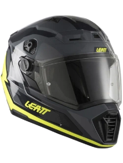 Kask enduro Leatt Moto 7.5 V25 czarno-żółty z goglami czarno-żółtymi