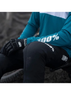 Rękawice cross 100% Langdal czarne