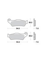 KLOCKI HAMULCOWE SBS 671 RSI