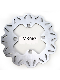 Tarcza Hamulcowa EBC VR663 VEE Rotor  na tył. Średnica 255mm.