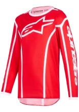 Bluza cross dziecięca Alpinestars MX Fluid Apex czerwono-biała