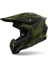 Kask enduro Airoh Twist 3 Military czano-zielony