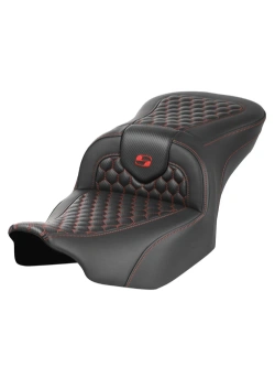Kanapa motocyklowa dla kierowcy i pasażera Saddlemen Roadsofa HC Harley Davidson Road Glide/ Street Glide (wybrane modele) (23-) czarno-czerwona