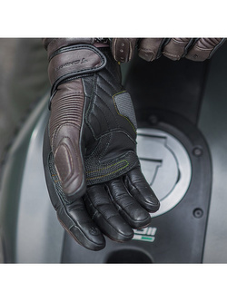 Rękawice motocyklowe Shima Blake brązowe