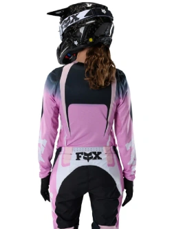 Bluza enduro damska FOX Flexair Thorn czarno-różowa