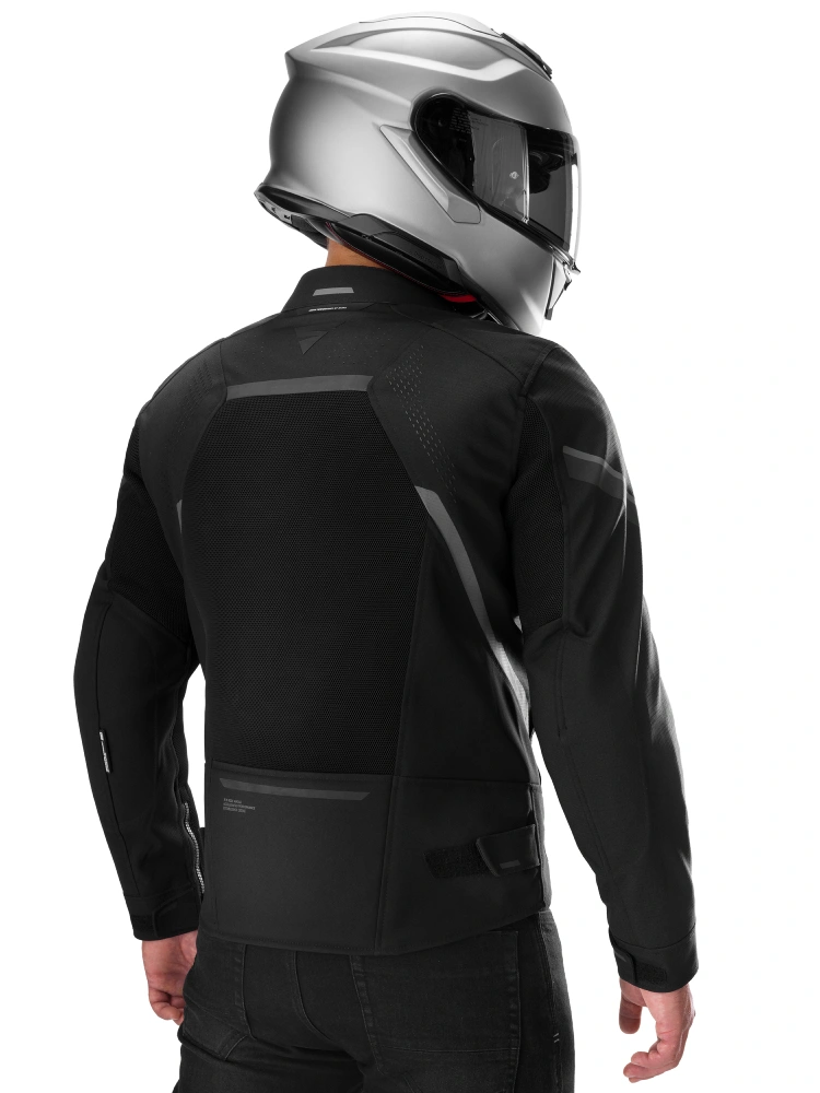 Kurtka motocyklowa tekstylna Shima Rush 3.0 Air G2 czarna