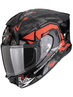 Kask integralny Scorpion EXO-530 AIR Meteor czarno-srebrno-czerwony