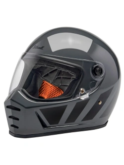 Kask integralny Biltwell Lane Splitter Inertia szaro-czarny