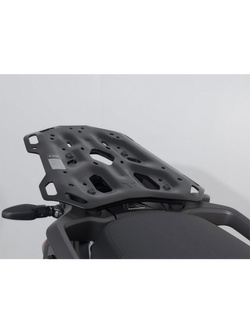 Zestaw: kufry boczne 45/37L + kufer centralny 38L TRAX ADV+ stelaże SW-MOTECH do motocykla Tiger 1200 Rally /GT Explorer (22-) srebrne