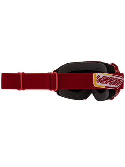 Gogle motocyklowe z lustrzaną brązową szybą Leatt Velocity 4.5 Iriz 68 czerwone