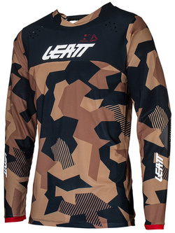 Bluza enduro Leatt Moto 4.5 Enduro Stone czarno-brązowa