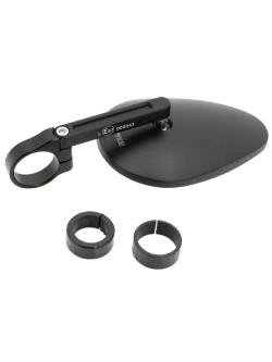 Lusterko motocyklowe krótkie Daytona D-Mirror-22 do montażu na końcu manetki czarne [adapter]