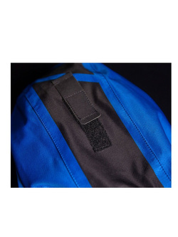 Kurtka motocyklowa tekstylna Icon Airform Retro niebiesko-biało-czarna