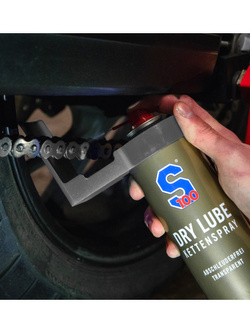 Osłona zabezpieczająca motocykl przy smarowaniu łańcucha S100 Sauber Sepp