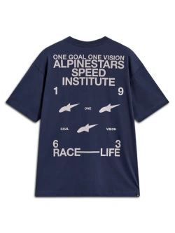 Koszulka z krótkim rękawem Alpinestars Institute Oversized CSF niebieska