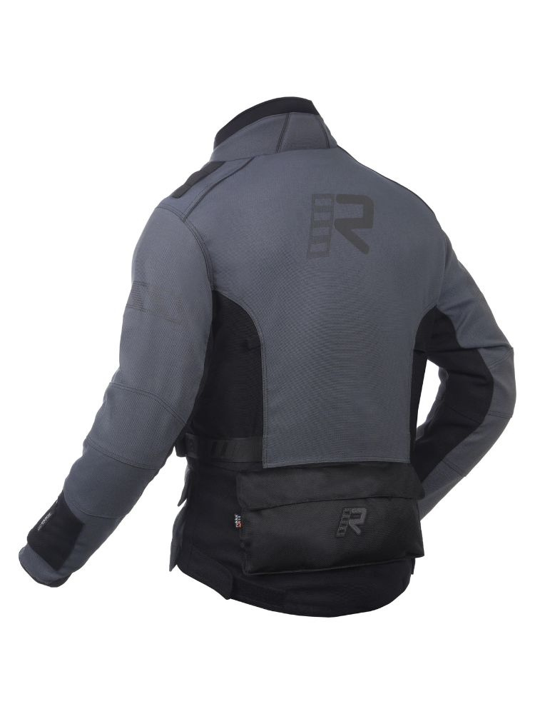 Kurtka motocyklowa tekstylna Rukka Airtacama antracytowo-czarna