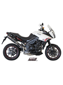 Tłumik owalny (Wysoka pozycja) Slip-on SC-Project do Triumph TIGER SPORT 1050 [13-16]