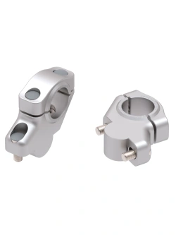 Podwyższenie kierownicy Hepco&Becker KTM 1190 Adventure/R (13-16) [30 mm w górę, 21 mm w tył] srebrne