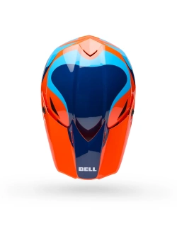 Kask enduro Bell MX-10 Mips pomarańczowo-niebieski
