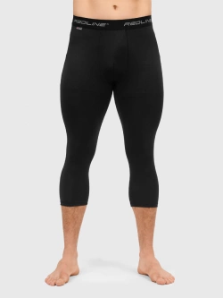 Legginsy termoaktywne z nogawką 3/4 Redline Mars 2.0 Outlast czarne, bez logo