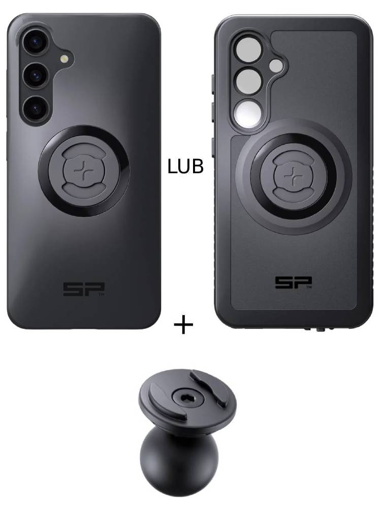 Zestaw: etui na telefon Samsung Galaxy S24 + uchwyt kulowy Pro SPC+ SP Connect